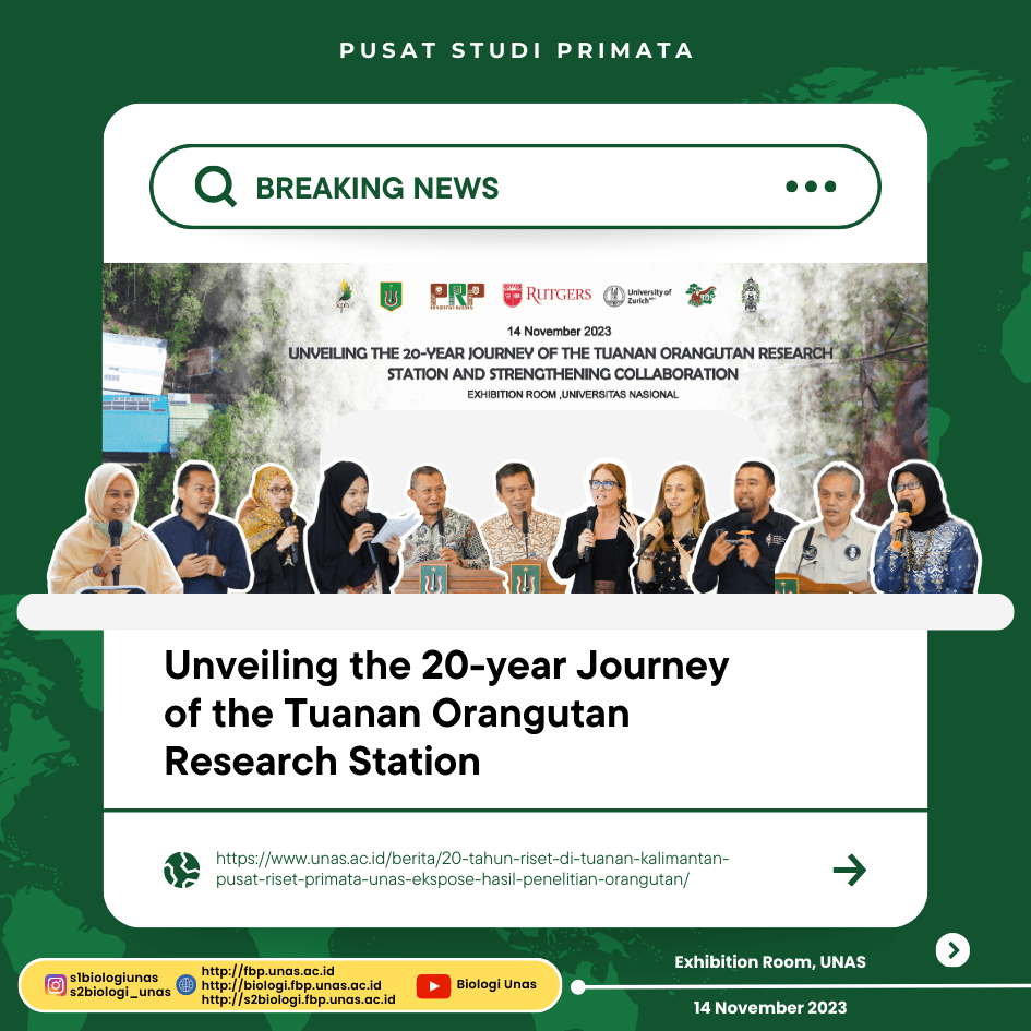 Unveiling the 20-year Journey of the Tuanan Orangutan Research Station and Strengthening Collaboration