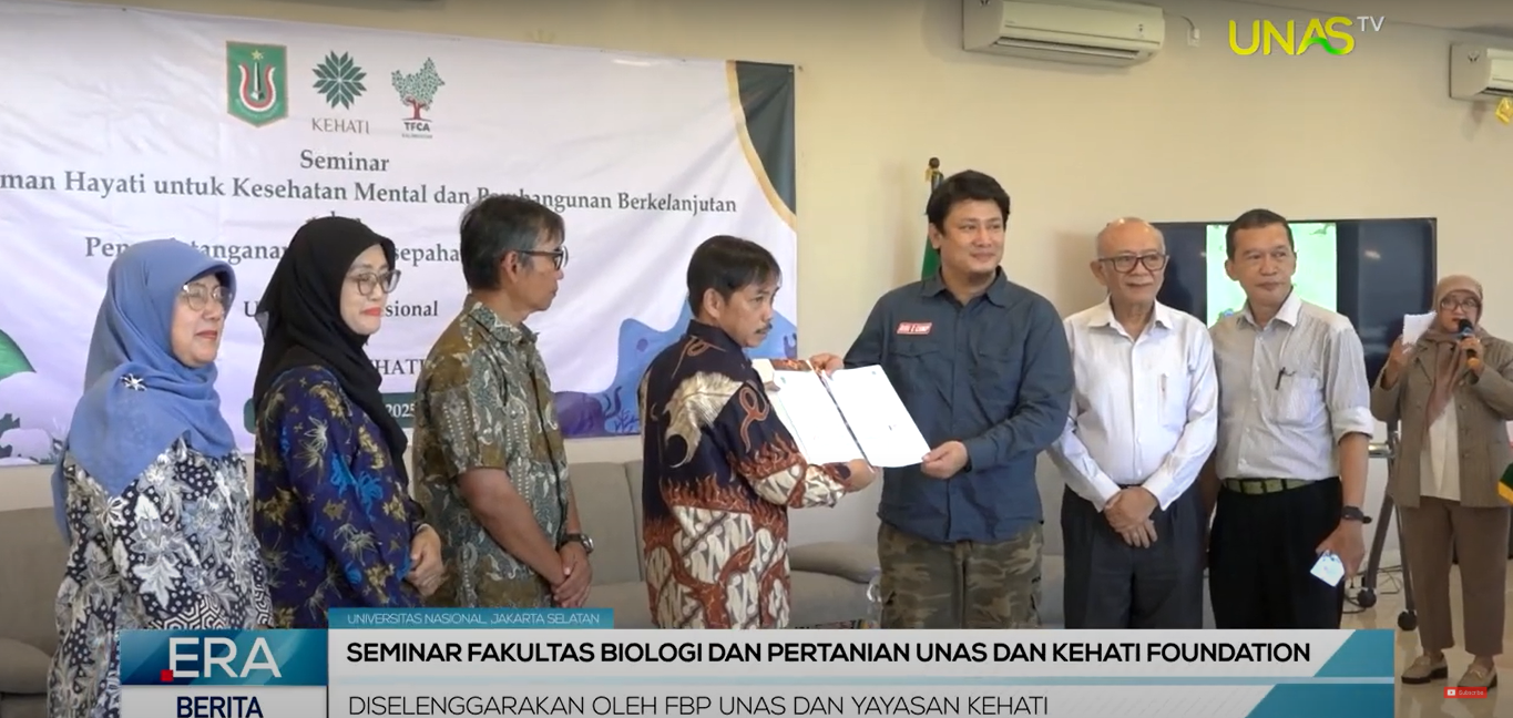 SEMINAR KEANEKARAGAMAN HAYATI FAKULTAS BIOLOGI DAN PERTANIAN UNIVERSITAS NASIONAL